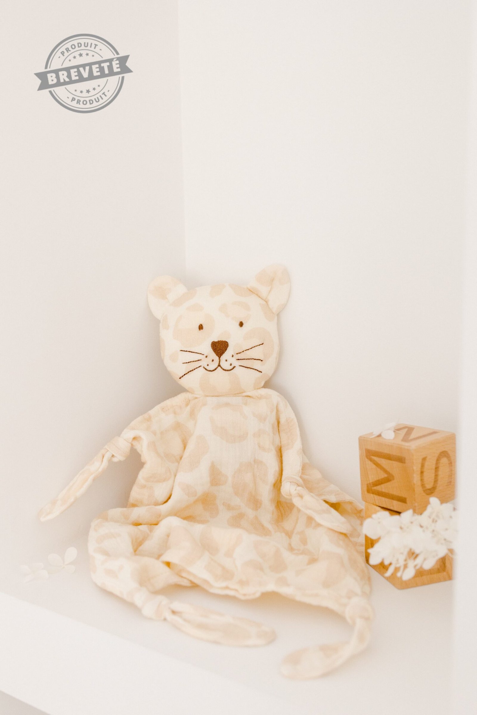 Doudou LEOPARD - 2en1 compatible bola de grossesse EDITION LIMITEE