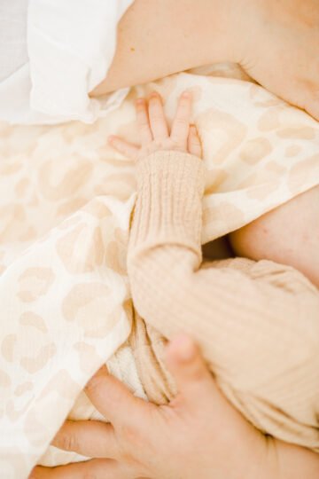 Maxi lange bébé léopard mousseline coton 80 x 80 cm personnalisable MON COEUR FAIT GRAOU